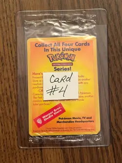 1999 POKEMON DRAGONITE #5 MOVIE PROMO PACKAGE #4 - Image 3