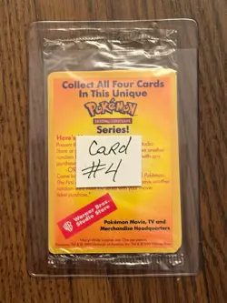 1999 POKEMON DRAGONITE #5 MOVIE PROMO PACKAGE #4 - Image 4