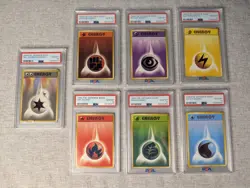 1996 Pokemon Japanese Basic Base Set Lot - Holos, Trainers, Energies (PSA 10) - Image 3