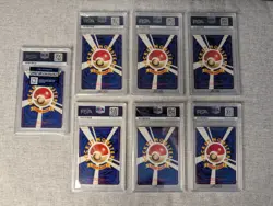 1996 Pokemon Japanese Basic Base Set Lot - Holos, Trainers, Energies (PSA 10) - Image 4