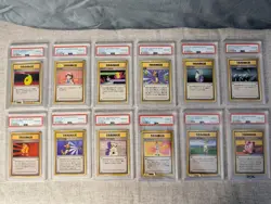 1996 Pokemon Japanese Basic Base Set Lot - Holos, Trainers, Energies (PSA 10) - Image 5
