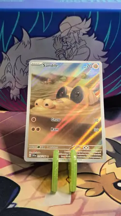 Pokemon Scarlet & Violet Sandile 216 / 198 Illustration Rare - Image 1