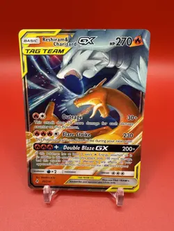 Pokemon TCG Reshiram & Charizard GX Unbroken Bonds 20/214 Full Art Rare NM - Image 1