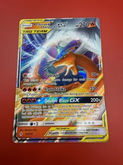 Pokemon TCG Reshiram & Charizard GX Unbroken Bonds 20/214 Full Art Rare NM - Image 3