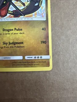 Pokemon Card Shining Rayquaza Sun & Moon Shining Legends 56/73 296 NM - Image 2
