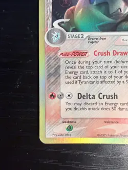 Tyranitar 16/113 Reverse Holo Delta Species – EX Delta Species – Vintage Pokemon - Image 4