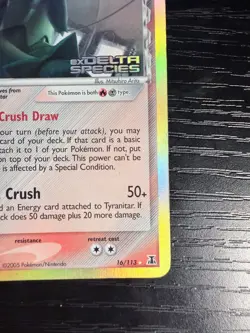 Tyranitar 16/113 Reverse Holo Delta Species – EX Delta Species – Vintage Pokemon - Image 5