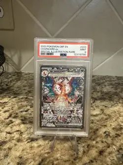 Pokemon TCG Scarlet & Violet Obsidian Flames Charizard EX 223/197 PSA 9 - Image 1