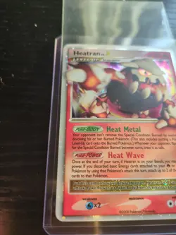 Heatran LV X (LEVEL X) DP31 Holo Promo Pokemon TCG Diamond And Pearl - Image 3