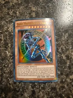 Yugioh Dark Magician of Chaos - YGLD-ENC02 - 1st Ed Ultra Rare - HP - Image 1