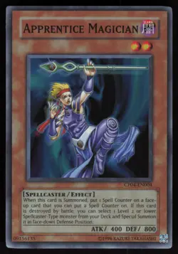 Apprentice Magician CP04-EN004 Super Rare Yu-Gi-Oh - Image 1