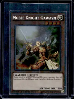 2014 Yu-Gi-Oh! Noble Knights of the Round Table Limited Knight Gawayn NKRT-EN004 - Image 1