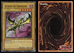 Curse of Dragon LOB-066 Super Rare Foil Shift Error Yu-Gi-Oh - Image 3