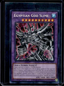 2023 Yu-Gi-Oh! 25th Rarity English 1st Egyptian God Slime #RA01-EN029 - Image 1