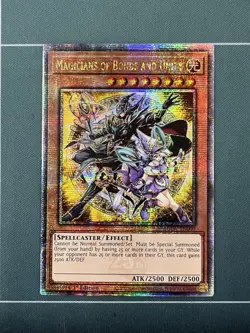 Yugioh! Magicians of Bonds and Unity AGOV-EN000 Quarter Century SR 1st Edition - Image 1