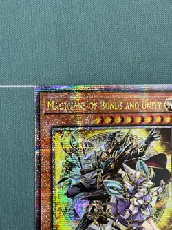 Yugioh! Magicians of Bonds and Unity AGOV-EN000 Quarter Century SR 1st Edition - Image 2