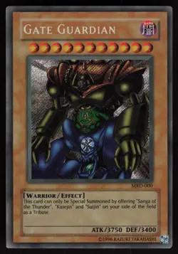 Gate Guardian MRD-000 Secret Rare ORIGINAL 2002 Yu-Gi-Oh - Image 1