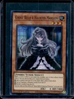 2023 Yu-Gi-Oh! 25th Rarity English 1st Ghost Belle & Haunted Mansion #RA01-EN011 - Image 1