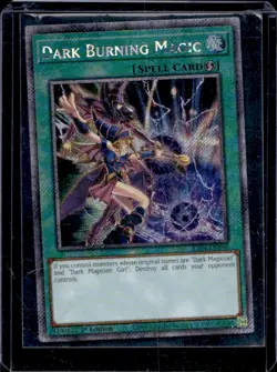2025 Yu-Gi-Oh! Dark Burning Magic Secret Rare 1st #RA04-EN246 - Image 1