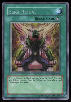 Zera Ritual (Secret Rare) PP01-EN010 Secret Rare Yu-Gi-Oh - Image 1