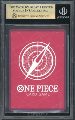 BGS 10 Pristine One Piece English OP05 MONKEY D LUFFY Collector Club Exclusive - Image 2