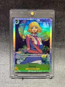 One Piece Stussy SR OP13-110 Foil - Carrying On His Will NM Condition - Image 1