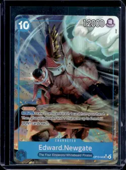 2025 One Piece Carrying On His Will Edward Newgate Super Rare Alt Art #OP13-042 - Image 1