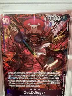 2025 ONE PIECE OP13-CARRYING ON HIS WILL ALTERNATE ART #064 GOL D. ROGER PSA 10 - Image 3