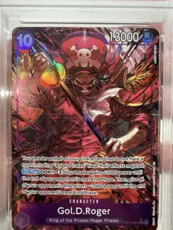2025 ONE PIECE OP13-CARRYING ON HIS WILL ALTERNATE ART #064 GOL D. ROGER PSA 10 - Image 4