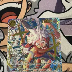 One Piece Card KAMI’S ISLAND Monkey D. Luffy EB04-061 ENGLISH OP15 SEC ALT - Image 2