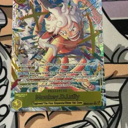 One Piece Card KAMI’S ISLAND Monkey D. Luffy EB04-061 ENGLISH OP15 SEC ALT - Image 3