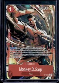 2025 One Piece Carrying On His Will Monkey D. Garp Rare Alternate Art #OP13-016 - Image 1