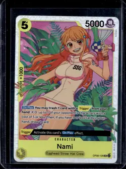 2024 One Piece Two Legends Nami Super Rare #OP08-106 - Image 1