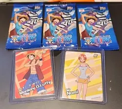🔥Sealed One Piece 3 Pack Lot & Monkey D. Luffy + Nami Rares FREE SHIPPING🔥 - Image 1