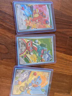 KANTO FIRST PARTNERS - POKEMON TCG - BULBASAUR, SQUIRTLE, CHARMANDER - FRENCH - Image 1