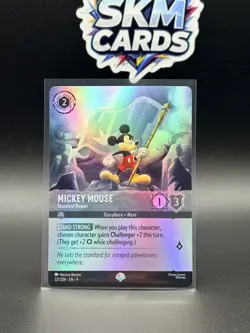 Disney Lorcana: Fabled - MICKEY MOUSE Standard Bearer Epic Foil #221/204 - Image 2