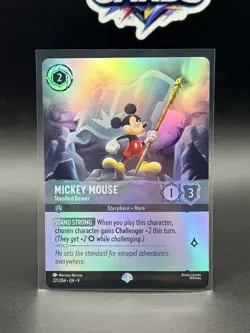 Disney Lorcana: Fabled - MICKEY MOUSE Standard Bearer Epic Foil #221/204 - Image 5