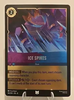 Ice Spikes 84/204 Disney's Lorcana Reign of Jafar Cold Foil - Image 1