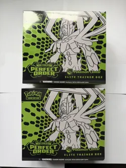 2x Pokemon TCG Perfect Order Pokemon Center Elite Trainer Box ETB New & Sealed - Image 1