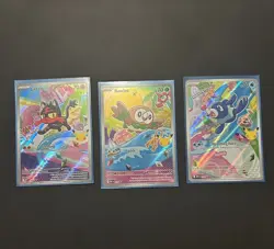 Pokemon 2026 First Partner Illustration Collection Series 1 Promos Set 43 44 45 - Image 1