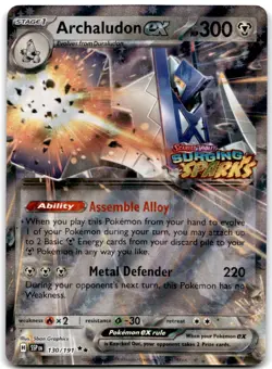 Archaludon ex (Surging Sparks Stamped) Double Rare Cards & Products 130/191 NM - Image 1