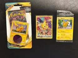 Pikachu Pokemon Card Lot, Promo, Sealed - Image 1
