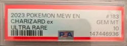 Pokemon TCG Charizard EX Scarlet & Violet Holo Ultra Rare Card 183/165 PSA 10 - Image 2