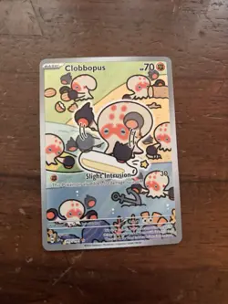Pokemon TCG Clobbopus Holo Illustration Rare Card 207/191SV08 Surging Sparks - Image 1