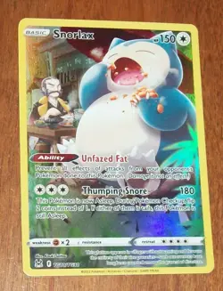 2022 Pokemon Lost Origin Snorlax Card - Image 1