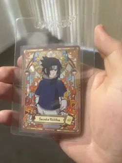 Sasuke Uchiha NRSA01-SP-002L5 Naruto Kayou Heavens Scroll English Card NM - Image 1