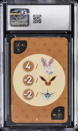 2019 POKEMON PLAYING CARDS KOREAN POINT SALAD - EEVEE ED UMBREON CGC 7.5 - Image 2