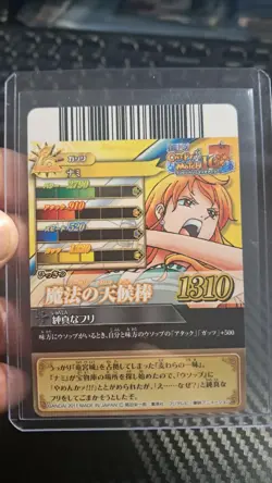 One Piece Cardass BANDAI PROMO NAMI IC2-09 VERY EARLY CARD LUFFY CREW - Image 2