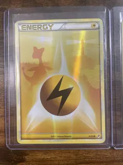 Pokemon League Of Legends Holo Lightning & Steel Energy Cards MP - Image 3