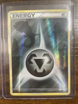 Pokemon League Of Legends Holo Lightning & Steel Energy Cards MP - Image 5